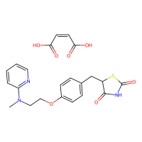 马来酸罗格列酮，155141-29-0，10mM in DMSO，阿拉丁