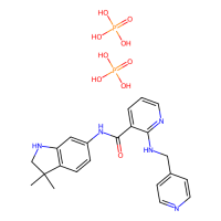Motesanib 二磷酸 (AMG-706)，857876-30-3，≥98%，阿拉丁