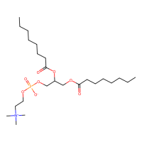 1,2-二辛酰基-sn-甘油-3-磷酸胆碱，19191-91-4，≥99%，阿拉丁
