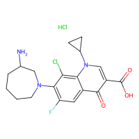 Besifloxacin HCl，405165-61-9，2mM in Water，阿拉丁