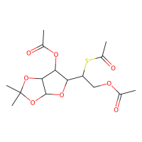 3,6-二-O-乙酰基-5-S-乙酰基-5-脱氧-1,2-O-异亚丙基-α-D-呋喃葡萄糖，10227-17-5，≥98%，阿拉丁