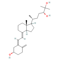(24R)-24,25-二羟基维生素D₃,55721-11-4,≥98%, vitamin + pre-vitamin,阿拉丁