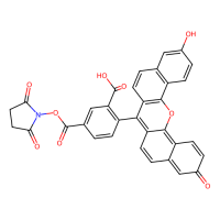 5(6)-羧萘基荧光素-N-羟基琥珀酰亚胺酯,150347-58-3,≥90%,阿拉丁