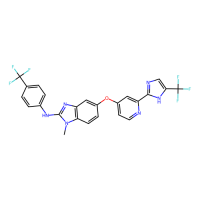 RAF265 (CHIR-265)，927880-90-8，Moligand™, 10mM in DMSO，阿拉丁