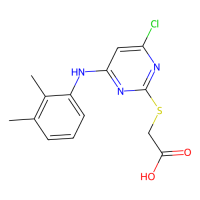 [4-氯-6-(2,3-茬胺基)-2-嘧啶硫代]乙酸，50892-23-4，Moligand™, 10mM in DMSO，阿拉丁