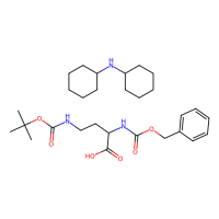 (R)-2-苄氧羰基氨基-4-(Boc-氨基)丁酸 二环己基铵盐，214852-61-6，≥95%，阿拉丁