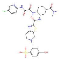 依多沙班对甲苯磺酸盐一水合物，1229194-11-9，10mM in DMSO，阿拉丁