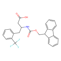 Fmoc-2-三氟甲基-D-β-高苯丙氨酸，269726-72-9，≥95%，阿拉丁