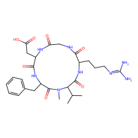 Cilengitide，188968-51-6，Moligand™, 10mM in DMSO，阿拉丁