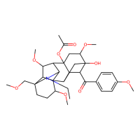 草乌甲素，107668-79-1，10mM in DMSO，阿拉丁