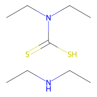 二乙基二硫代氨基甲酸二乙铵，1518-58-7，≥97%(T)，阿拉丁