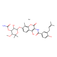 新生霉素（钠盐），1476-53-5，10mM in DMSO，阿拉丁