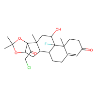 哈西奈德,3093-35-4,10mM in DMSO,阿拉丁