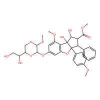Silvestrol,抑制剂，697235-38-4，≥99%，阿拉丁