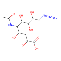 N-乙酰基-9-叠氮-9-脱氧神经氨酸，76487-51-9，≥98%，阿拉丁