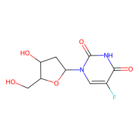 5-氟-2'-脱氧尿苷，50-91-9，Moligand™, 10mM in DMSO，阿拉丁
