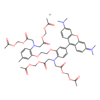 罗丹2,细胞渗透性荧光Ca 2+指示剂，145037-81-6，≥93%，阿拉丁