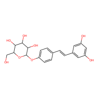白藜芦醇-4'-O-葡萄糖苷，38963-95-0，≥98%，阿拉丁