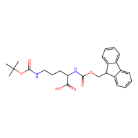 N-芴甲氧羰基-(N’-叔丁氧羰基)-D-鸟氨酸，118476-89-4，≥97%，阿拉丁