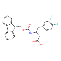 Fmoc-3,4-二氟-D-β-高苯丙氨酸，269396-60-3，≥98%，阿拉丁