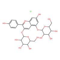 氯化天竺葵色素苷，17334-58-6，≥90%，阿拉丁