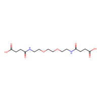 α,ω-双{2-[(3-羧基-1-氧丙基)氨基]乙基}聚乙二醇，74558-41-1，分子量~6000，阿拉丁