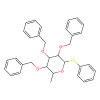 苯基-2,3,4-三-O-苄基-1-硫代-β-L-岩藻吡喃糖苷，167612-35-3，≥98%(HPLC)，阿拉丁