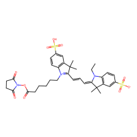 Cyanine 3,SE,橙色荧光染料，146368-16-3，≥95%(HPLC)，阿拉丁