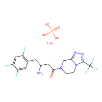 磷酸西他列汀一水合物,654671-77-9,10mM in DMSO,阿拉丁
