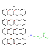二甲基铵二氯三(μ-氯)双[(S)-(-)-2,2'-双(二苯基膦基)-1,1'-联萘基]二钌(II)，199541-17-8，≥80%，阿拉丁