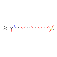 t-Boc-N-氨基-PEG4-MS，1447797-72-9，≥98%，阿拉丁