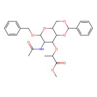 苯甲基 2-乙酰氨基-4,6-O-苯亚甲基-2-脱氧-a-D-胞壁酸甲基酯，104371-51-9，≥98%，阿拉丁