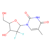 2'-脱氧-2',2'-二氟胸苷,95058-80-3,≥95%,阿拉丁