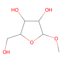 甲基-β-D-呋喃核糖苷，7473-45-2，≥97%(HPLC)，阿拉丁