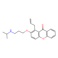 1-allyl-2-[3-(isopropylamino)propoxy]-9H-xanthen-9-one，204061-69-8，Moligand™，阿拉丁