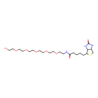 (3AS,4S,6AR)-六氢-N-(17-羟基-3,6,9,12,15-五氧杂十七烷-1-基)-2-氧代-1H-噻吩并[3,4-D]咪唑-4-戊酰胺，906099-89-6，≥95%，阿拉丁