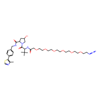 (S,R,S)-AHPC-PEG₆-叠氮化物,2086298-71-5,≥95%,阿拉丁