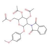 4-甲氧苯基3,4,6-三-O-乙酰-2-脱氧-2-苯二甲酰亚氨基-β-D-吡喃葡萄糖苷,138906-41-9,≥98%,阿拉丁