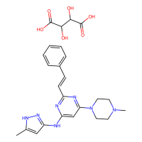 ENMD-2076 L-(+)-Tartaric acid，1291074-87-7，10mM in DMSO，阿拉丁