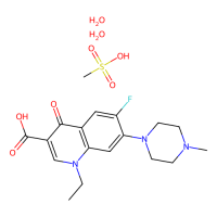 培氟沙星,149676-40-4,10mM in DMSO,阿拉丁