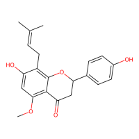 (2S)-异黄腐酚,70872-29-6,10mM in DMSO,阿拉丁