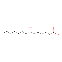 7-羟基肉豆蔻酸,70393-63-4,≥98%,阿拉丁