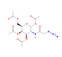 1,3,4,6-四-氧-乙酰基-2-[(叠氮乙酰基)氨基]-2-脱氧-β-D-吡喃半乳糖，653600-56-7，≥95%，阿拉丁