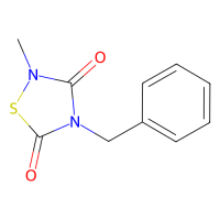 4-苯甲基-2-甲基-1,2,4-噻二唑烷-3,5-二酮,327036-89-5,Moligand™, 10mM in DMSO,阿拉丁