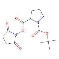Boc-L-脯氨酸 N-羟基琥珀酰亚胺酯，3392-10-7，≥98%，阿拉丁