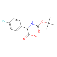 Boc-4-氟-L-苯基甘氨酸，142186-36-5，≥98%，阿拉丁