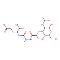 N-乙酰胞壁酰基-L-丙氨酰基-D-异谷氨酰胺 水合物，53678-77-6，Moligand™, 10mM in DMSO，阿拉丁
