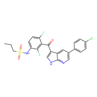 Vemurafenib (PLX4032)，918504-65-1，Moligand™, 10mM in DMSO，阿拉丁