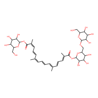 西红花苷Ⅱ，55750-84-0，10mM in DMSO，阿拉丁