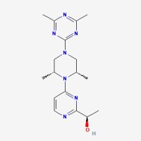 (1R)-1-(4-((2R,6S)-4-(4,6-Dimethyl-1,3,5-triazin-2-yl)-2,6-dimethylpiperazin-1-yl)pyrimidin-2-yl)ethanol,300551-49-9,阿拉丁